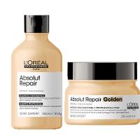 L’Oréal Professionnel Absolut Repair Gold Quinoa + Protein Kit - Shampoo + Máscara Light - 1