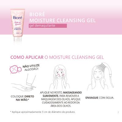 Gel Demaquilante Facial  Bioré Cleansing