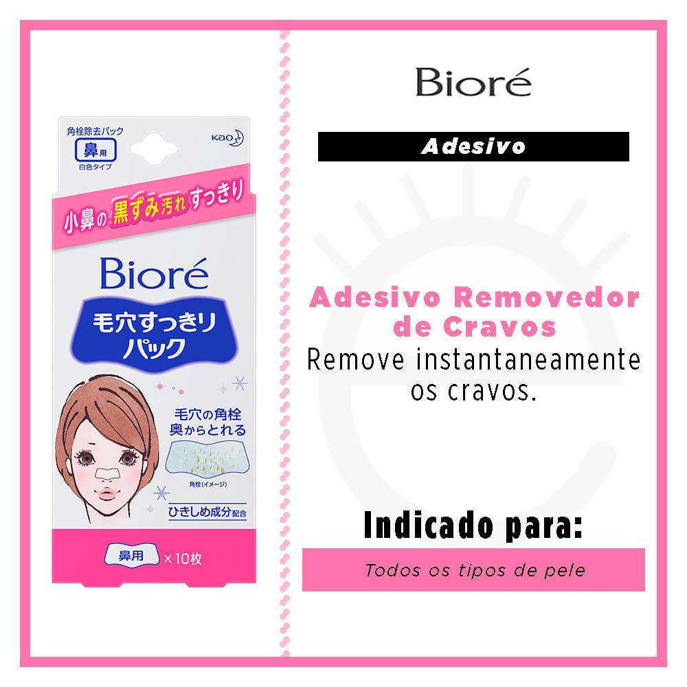 Adesivo Removedor de Cravos Bioré - Pore Cleansing Strips White - 2