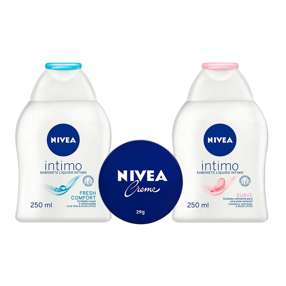 NIVEA Hidratação e Cuidados Íntimos Kit – Creme Hidratante + Sabonete Íntimo - 1