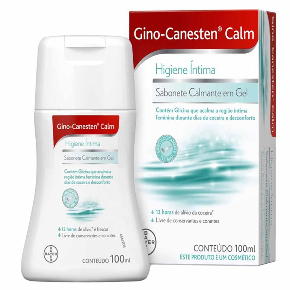Sabonete Íntimo em Gel para Coceira Vaginal Gino-Canesten Calm - 1