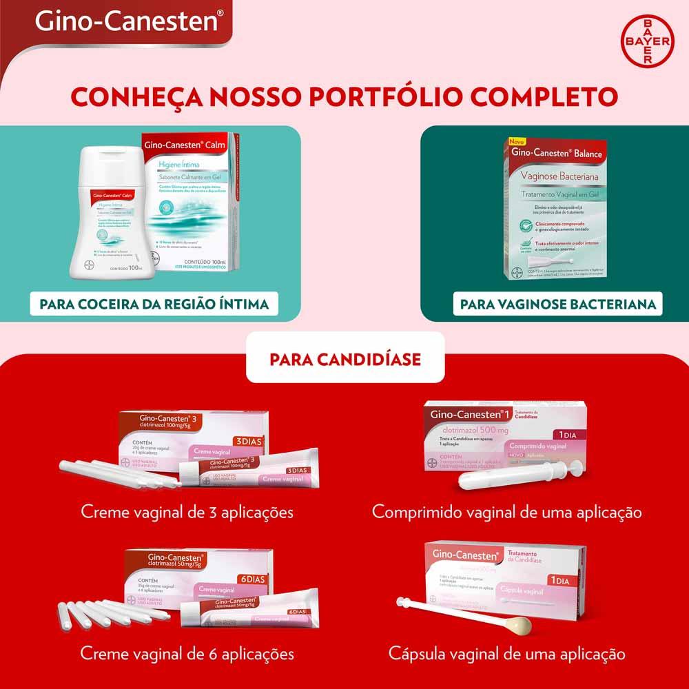 Sabonete Íntimo em Gel para Coceira Vaginal Gino-Canesten Calm - 7