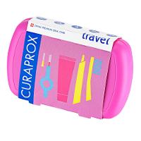 Curaprox Escova de Viagem Kit – Escova de Dentes + MiniCreme Dental + Escova Interdental + Caixa