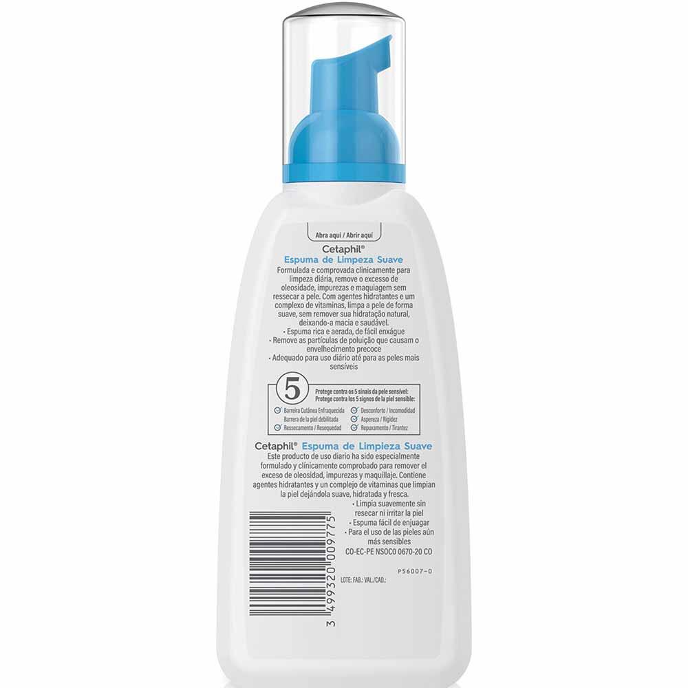 Espuma de Limpeza Suave Cetaphil - 1