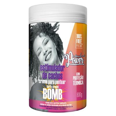 Soul Power Curly Cream Bomb – Creme para Pentear para Cachos