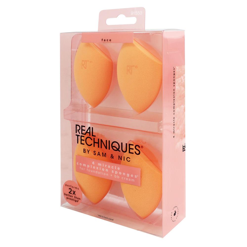 Real Techniques Miracle Complexion Sponge Kit - 4 Esponjas Ovais - 1
