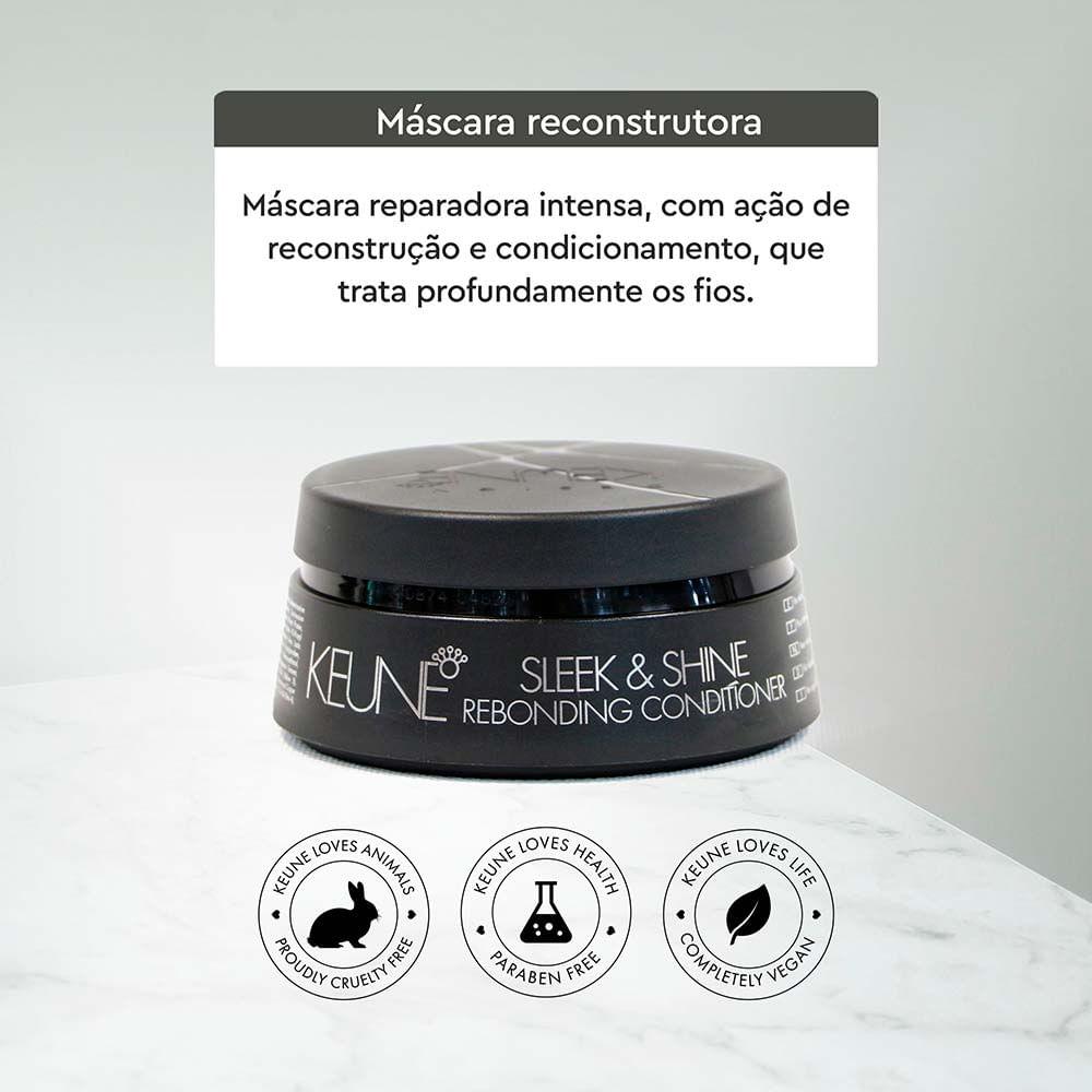 Keune Sleek & Shine Rebonding Conditioner - Máscara de Reconstrução - 2