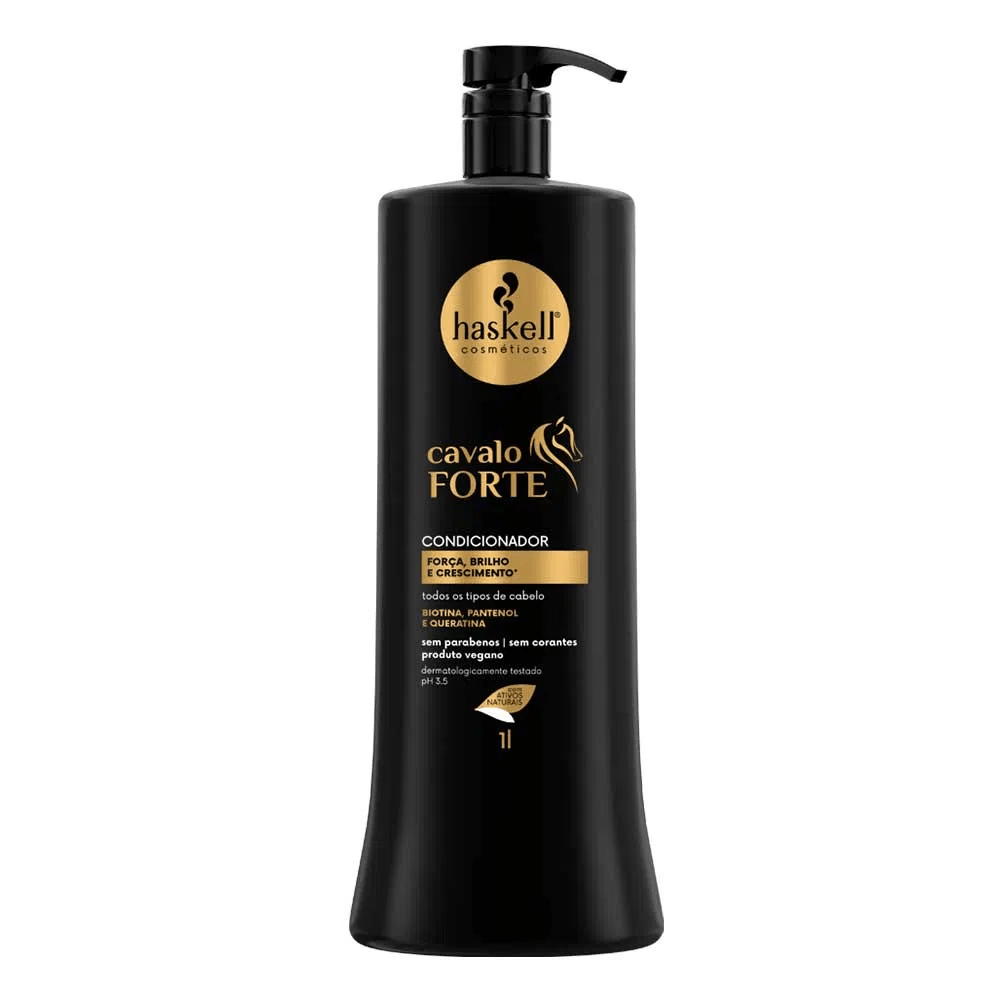 Haskell Cavalo Forte Kit - Shampoo + Condicionador + Máscara - 3