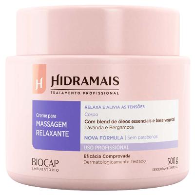 Creme para massagem Hidramais Relaxante