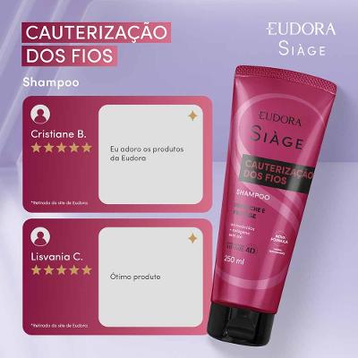 Eudora Siàge Cauterização dos Fios – Shampoo Cauterizador