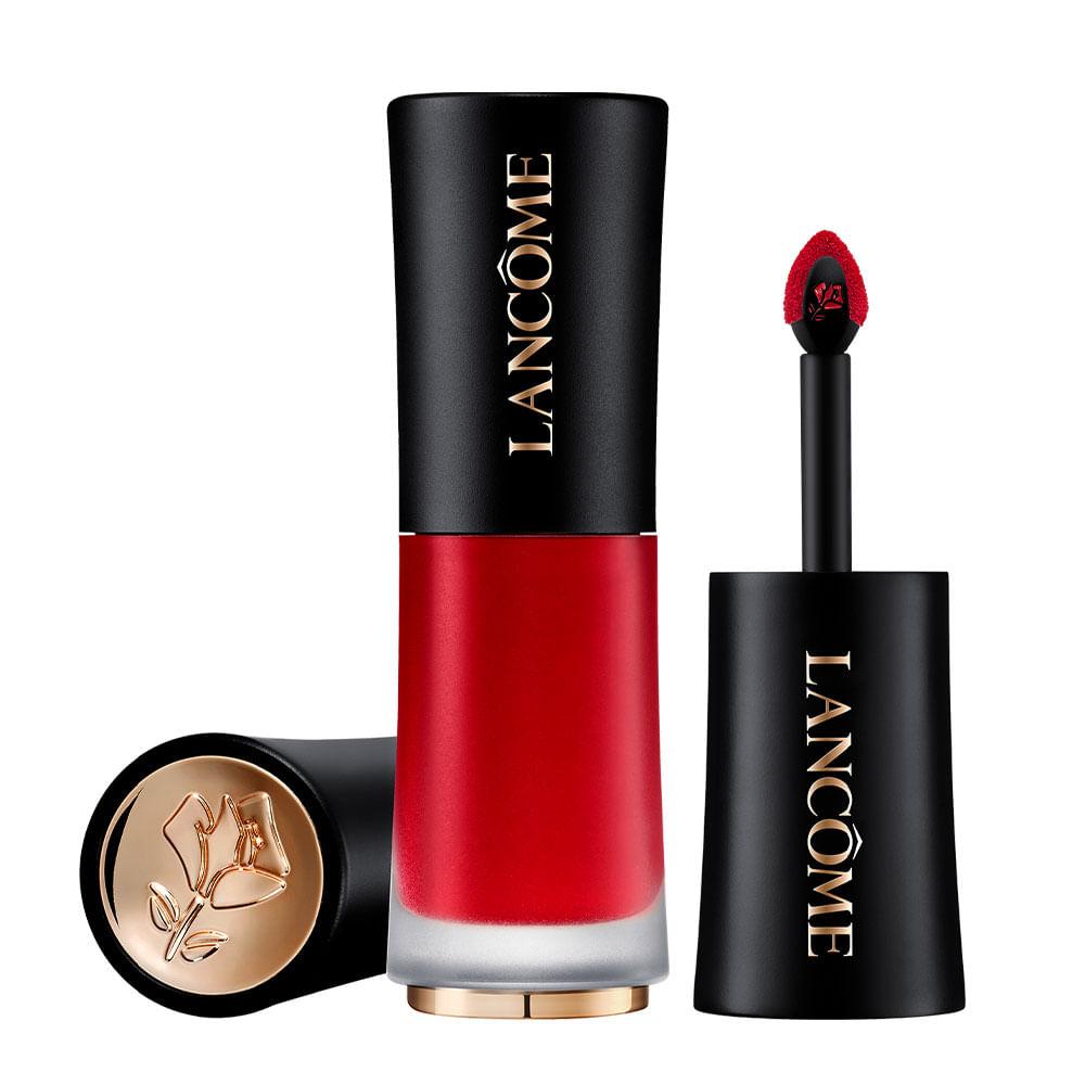 Batom Líquido Semi-Matte Lancôme L’Absolue Rouge Drama Ink - 5