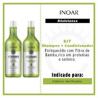 Inoar Résistance Fibra de Bambu Kit - Shampoo + Condicionador - 2