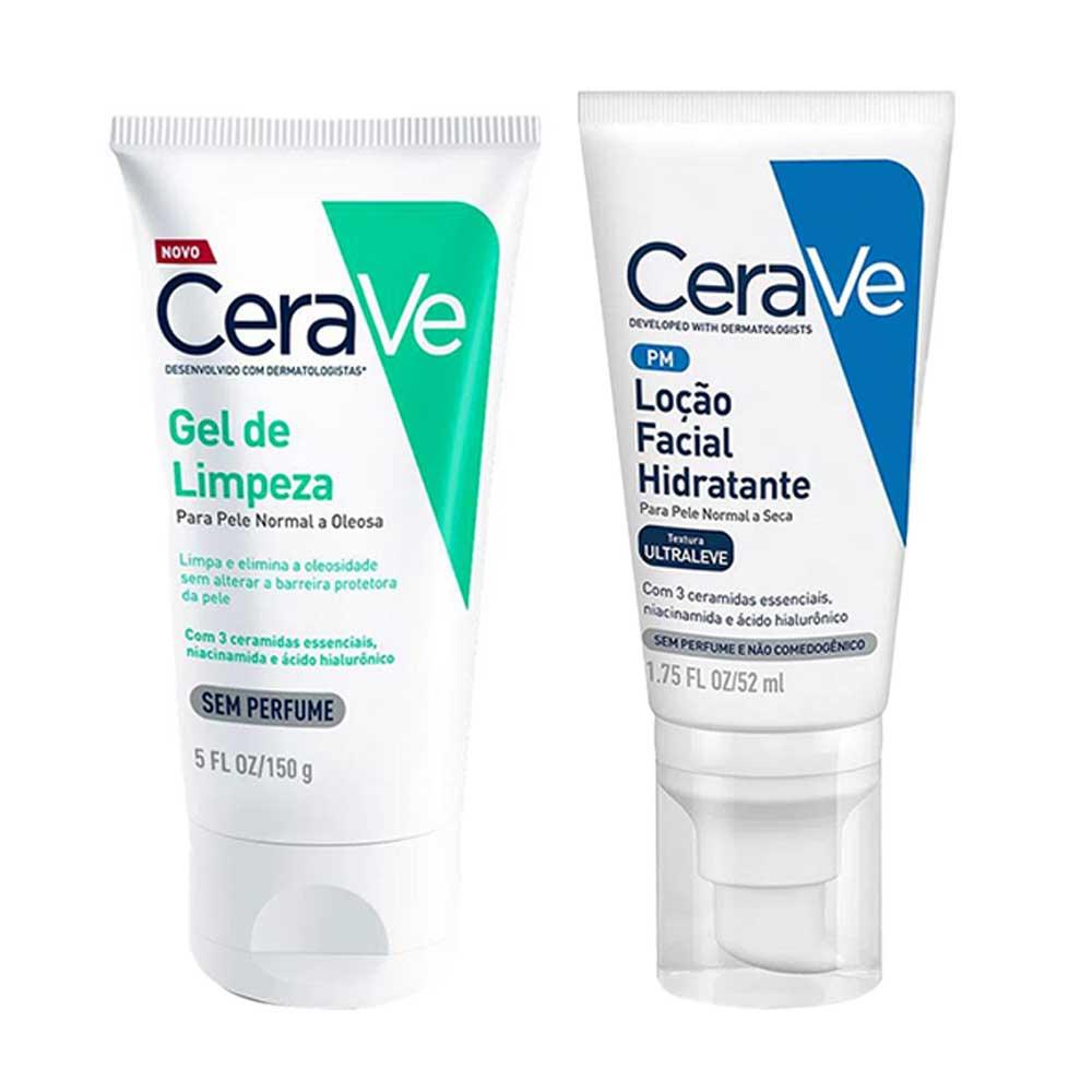 Cerave Kit – Loção Facial Hidratante + Gel de Limpeza - 1