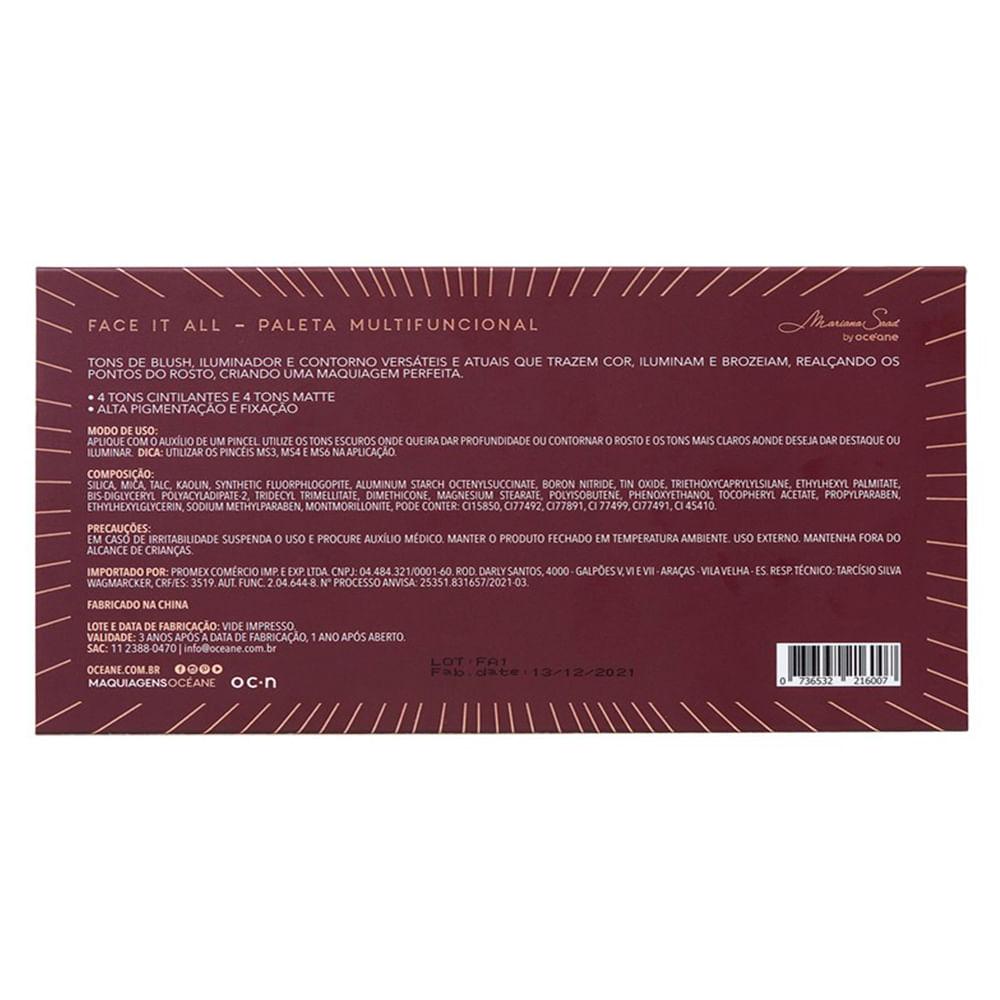 Paleta Multifuncional Océane by Mariana Saad Face It All - 2