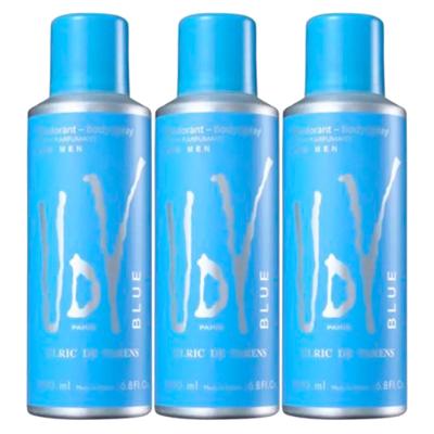 Kit Ulrich de Varens - 3x Body Spray UDV Blue