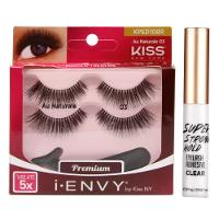 First Kiss I-Envy Pacote Duplo Kit - Cola para Cílios + Cílios Postiços - 1