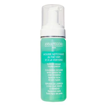 Mousse de Limpeza Facial Anna Pegova - Nettoyante Chá Verde e Verbena