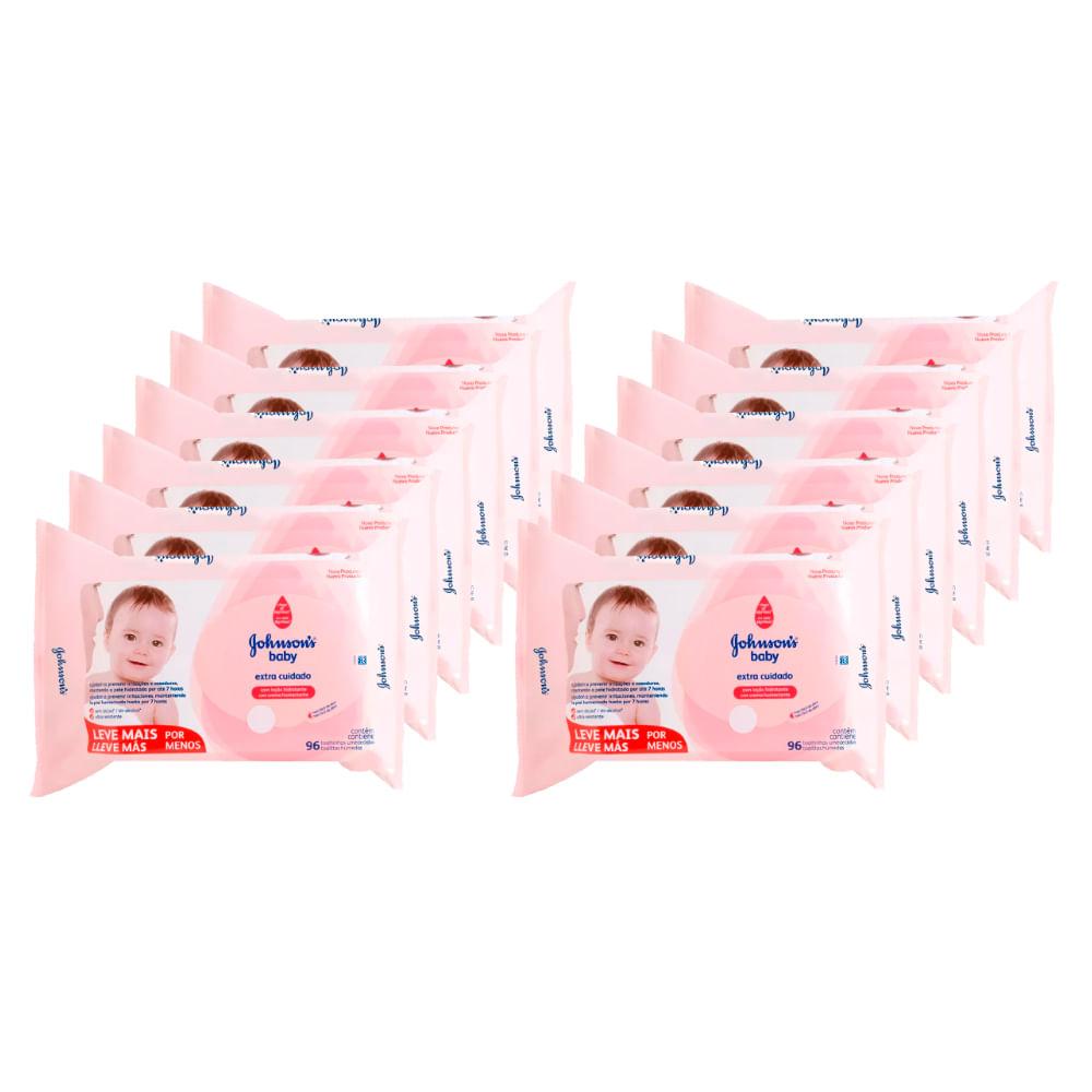 Kit Johnson’s Baby Extra Cuidado - Toalhas Umedecidas - 1