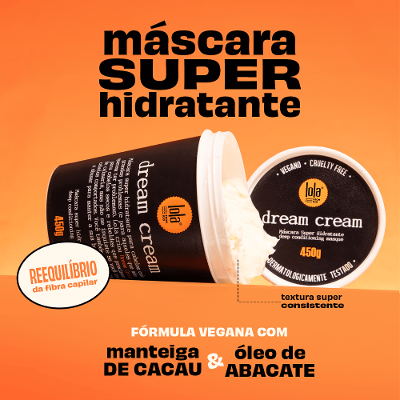 Máscara de Hidratação Lola Cosmetics Dream Cream