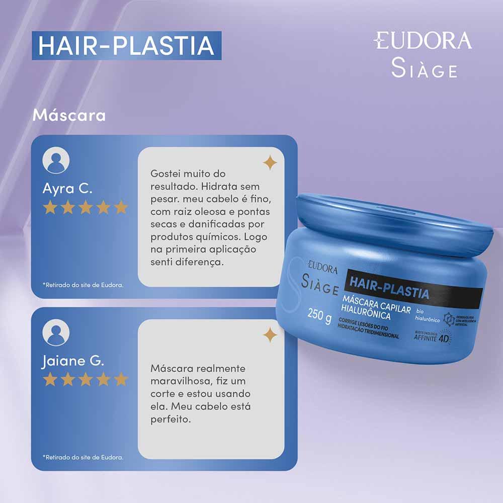 Eudora Siàge Hair-Plastia Máscara Capilar - 3