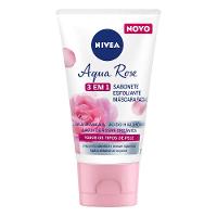 NIVEA Aqua Rose 3 em 1  - Sabonete, Esfoliante e Máscara Facial - 1