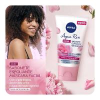 NIVEA Aqua Rose 3 em 1  - Sabonete, Esfoliante e Máscara Facial - 2