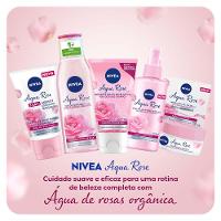 NIVEA Aqua Rose 3 em 1  - Sabonete, Esfoliante e Máscara Facial - 9
