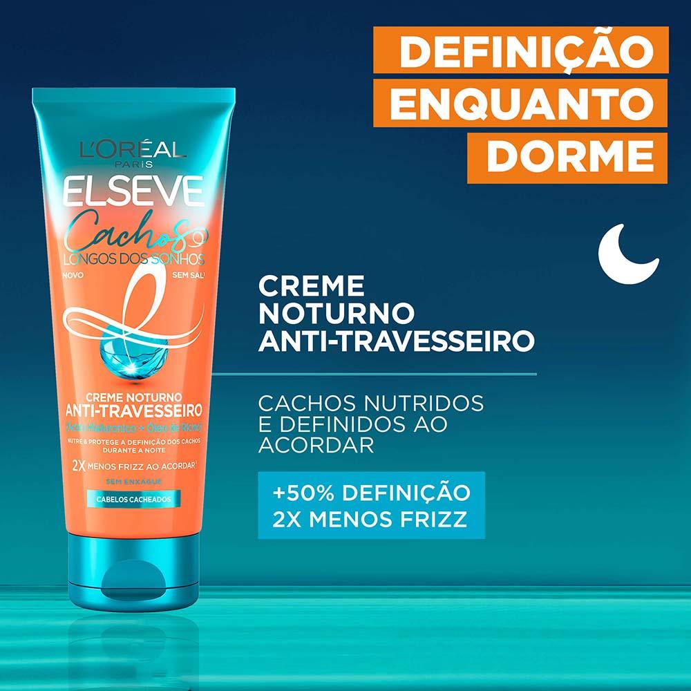Creme Noturno Anti-Travesseiro Elseve Cachos Longos dos Sonhos - 4