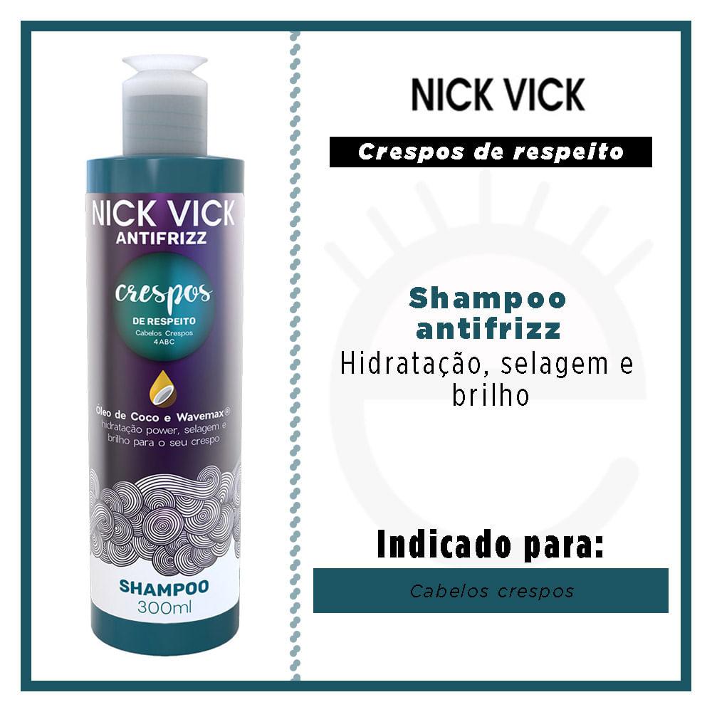 Nick Vick Antifrizz Crespos de Respeito - Shampoo - 2