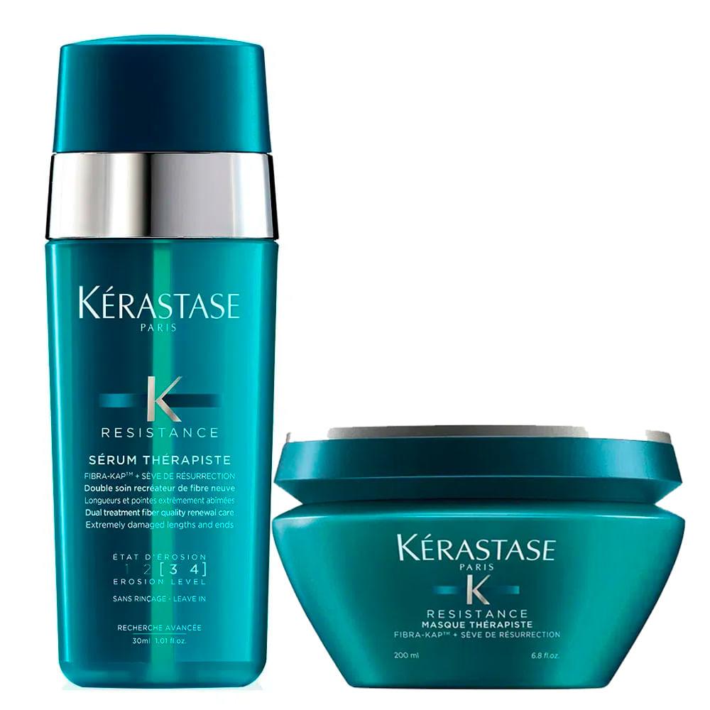 Kérastase Résistance Therapiste Kit - Máscara + Leave-in - 1