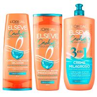 Elseve Cachos Longos dos Sonhos Kit - Shampoo + Condicionador + Creme 3 em 1 - 1