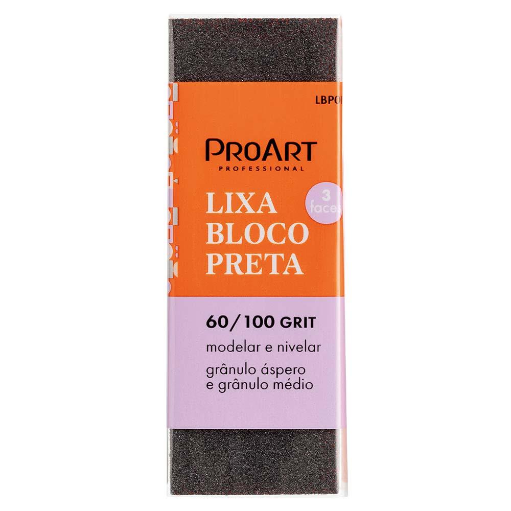 Lixa Proart Bloco Preta - 1
