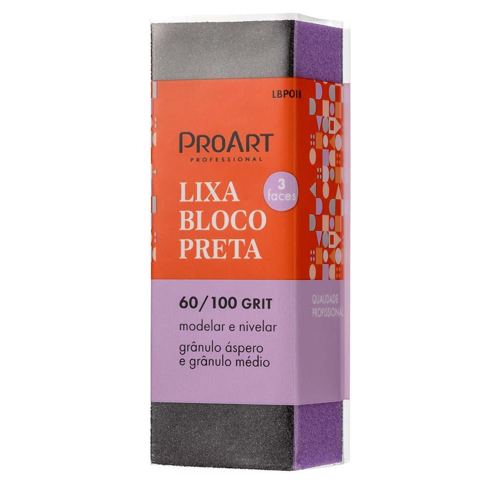 Lixa Proart Bloco Preta - 4