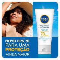 NIVEA Sun Protetor Solar Facial Toque Seco Antissinais Fps70