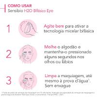 Água Micelar Bifásica para Olhos e Lábios Bioderma Sensibio H2O Eye - 5