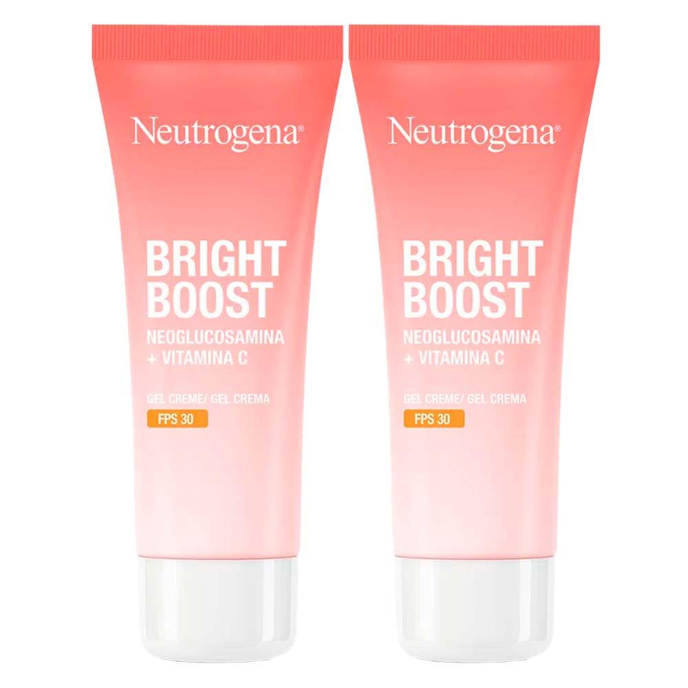 Neutrogena Bright Boost Kit com Dois Gel Creme Hidratantes Faciais FPS30 - 1