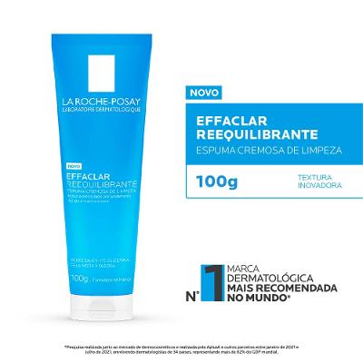 Espuma Cremosa de Limpeza Facial Antioleosidade La Roche-Posay Effaclar Reequilibrante