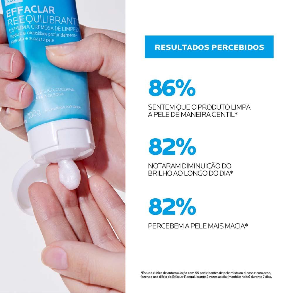 Espuma de Limpeza Facial Cremosa La Roche-Posay Effaclar Reequilibrante - 7