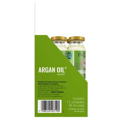 Inoar Argan Oil Kit Ampolas 12 Unidades