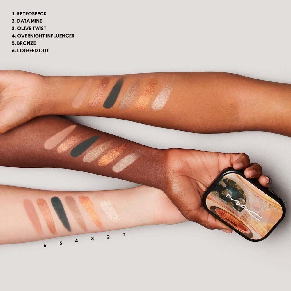 Paleta de Sombras MAC Connect In Colour Eye Shadow Palette Bronze Influence - 8