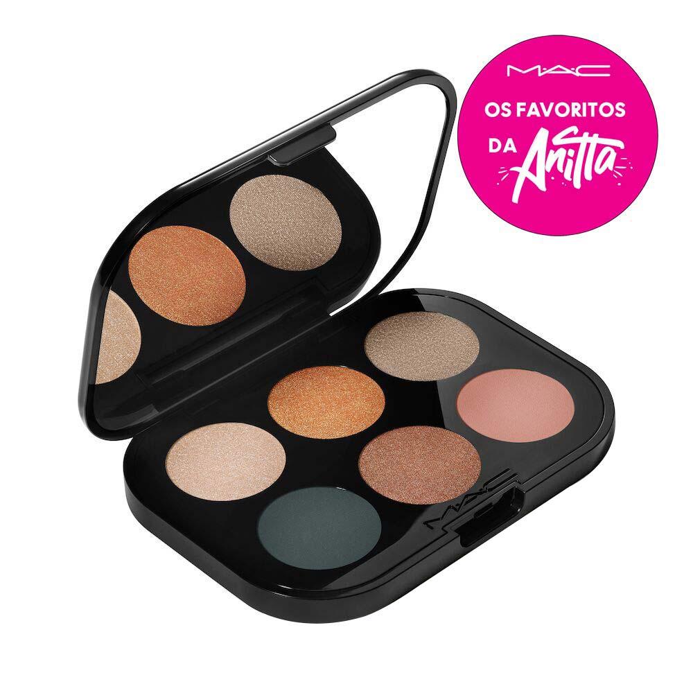 Paleta de Sombras MAC Connect In Colour Eye Shadow Palette Bronze Influence - 9
