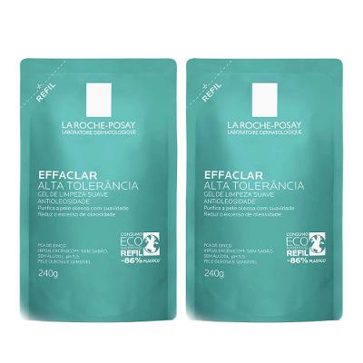 La Roche-Posay Gel de Limpeza Facial Refil Effaclar Alta Tolerância Kit com 2 unidades