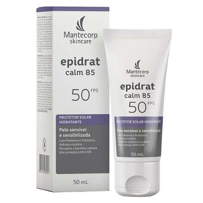 Protetor Solar Facial Epidrat Calm B5 FPS50 Mantecorp Skincare