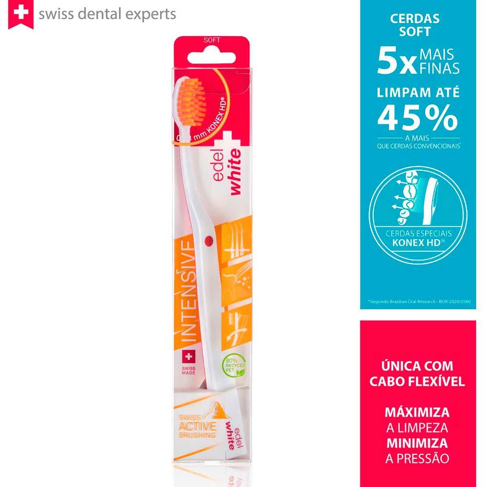 Escova de Dentes Edel White - Flosserbrush Soft - 2