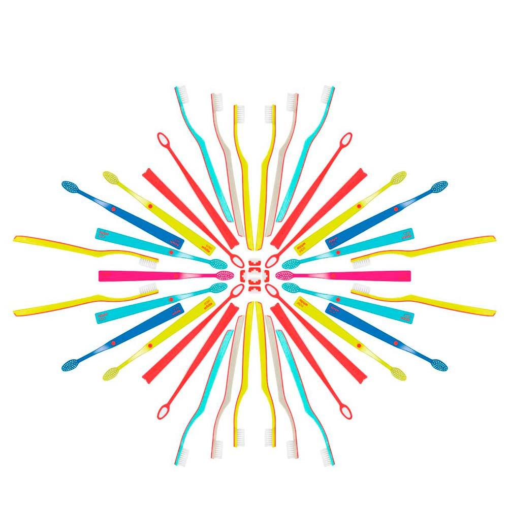 Escova de Dentes Edel White - Flosserbrush Soft - 3