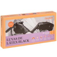 Luvas de Látex Proart Black - 20 Unidades - 1