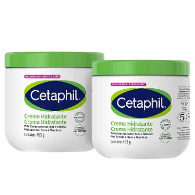 Cetaphil Kit com Dois Cremes Hidratantes Pele Extremamente Seca e Sensível