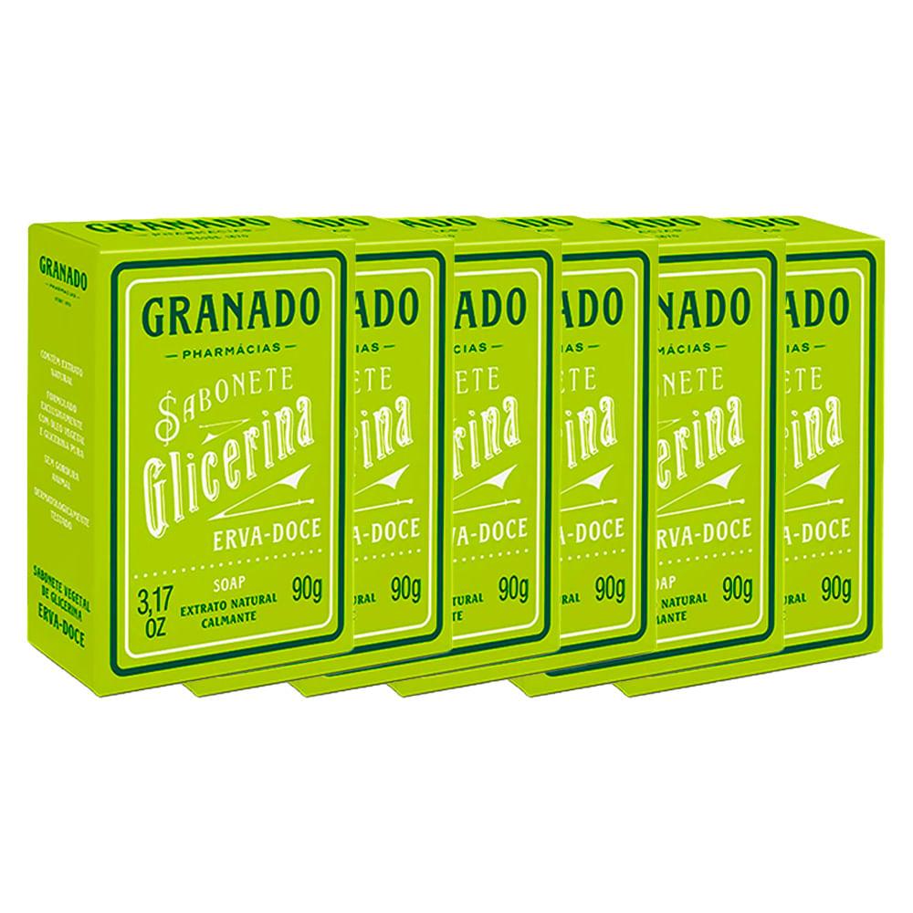 Granado Erva-Doce Kit – 6 Sabonetes em Barra - 1