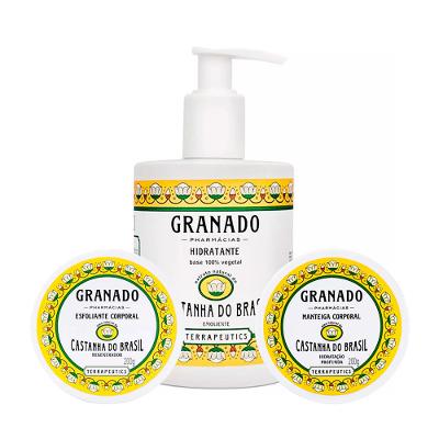 Granado Castanha do Brasil Kit - Esfoliante + Hidratante + Manteiga Corporal