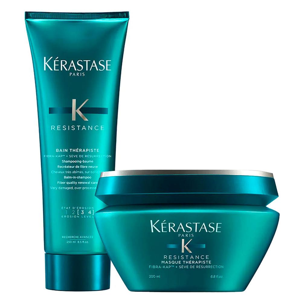 Kérastase Résistance Therapiste Kit - Shampoo + Máscara - 1